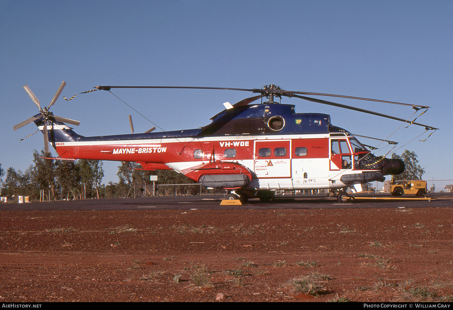 Aircraft Photo of VH-WOE | Aerospatiale SA-330J Puma | Mayne-Bristow Helicopters | AirHistory.net #57191