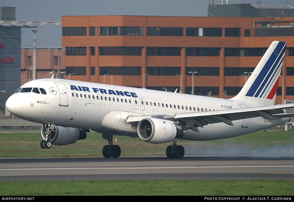 Aircraft Photo of F-GJVF | Airbus A320-211 | Air France | AirHistory.net #57205