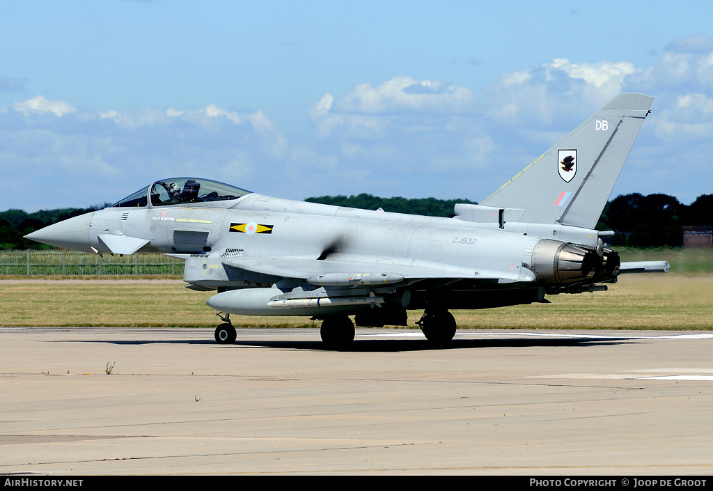 Aircraft Photo of ZJ932 | Eurofighter EF-2000 Typhoon F2 | UK - Air Force | AirHistory.net #57209