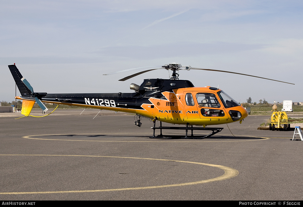 Aircraft Photo of N41299 | Eurocopter AS-350B-2 Ecureuil | Native Air | AirHistory.net #57211