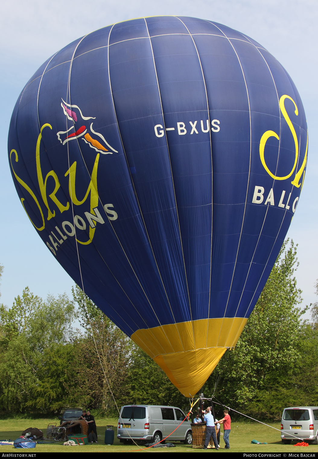 Aircraft Photo of G-BXUS | Sky Balloons 65-24 | Sky Balloons | AirHistory.net #57232