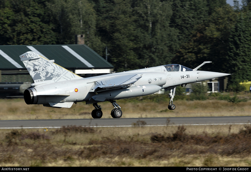 Aircraft Photo of C14-56 | Dassault Mirage F1M | Spain - Air Force | AirHistory.net #57249