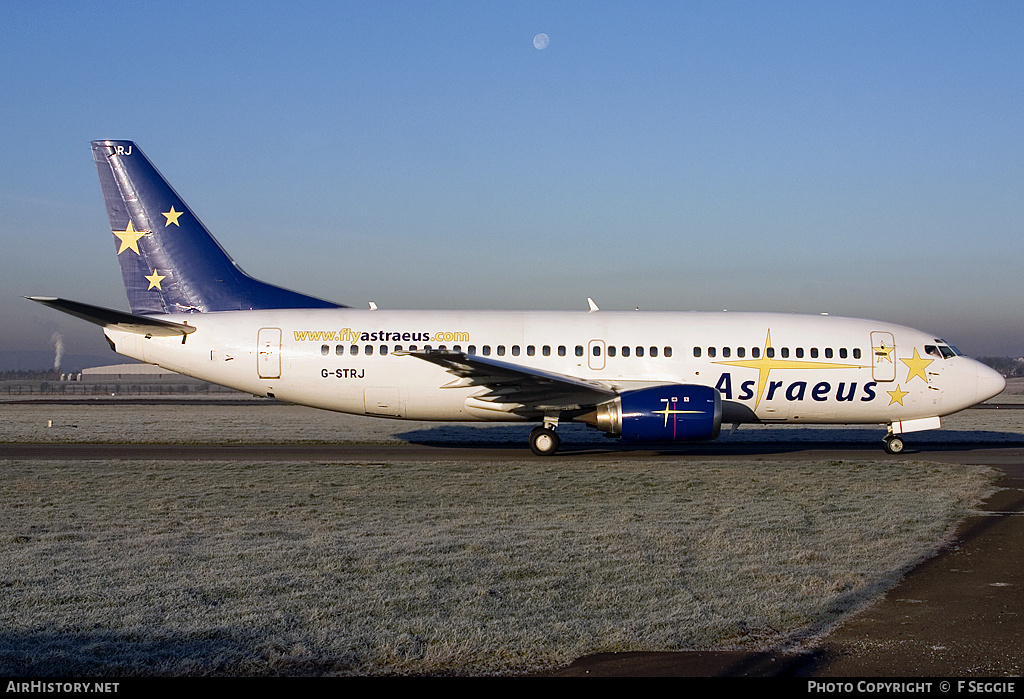 Aircraft Photo of G-STRJ | Boeing 737-33A | Astraeus Airlines | AirHistory.net #57265