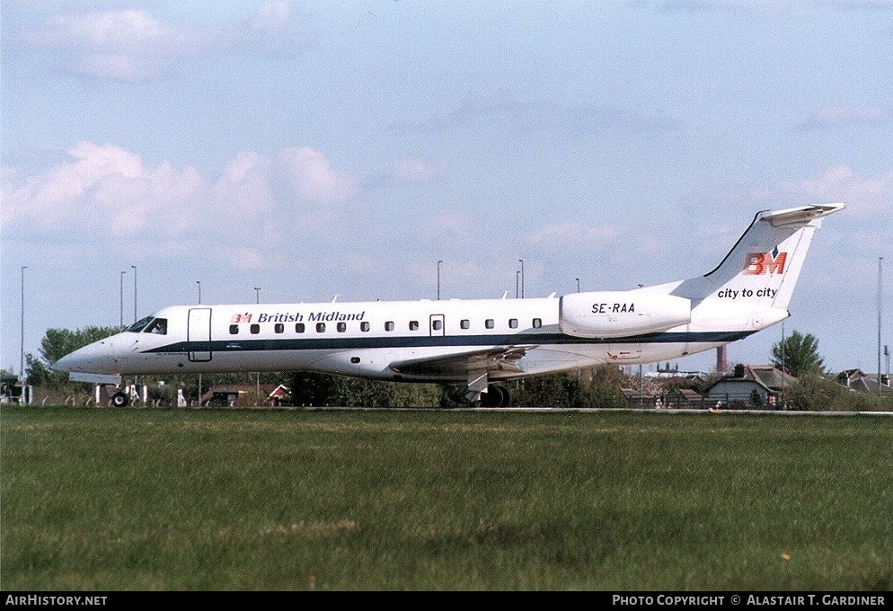 Aircraft Photo of SE-RAA | Embraer ERJ-135ER (EMB-135ER) | British Midland Airways - BMA | AirHistory.net #57274