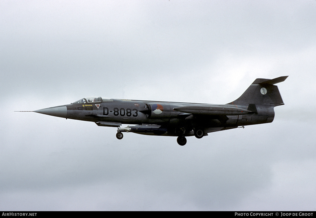 Aircraft Photo of D-8083 | Lockheed F-104G Starfighter | Netherlands - Air Force | AirHistory.net #57312