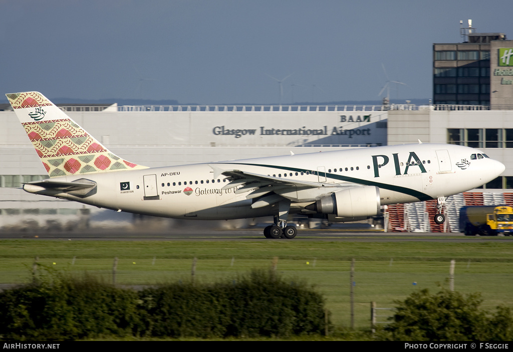 Aircraft Photo of AP-BEU | Airbus A310-308/ET | Pakistan International Airlines - PIA | AirHistory.net #57319