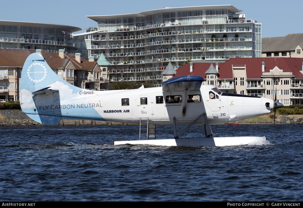 Aircraft Photo of C-GHAS | Vazar DHC-3T Turbine Otter | Harbour Air | AirHistory.net #57330