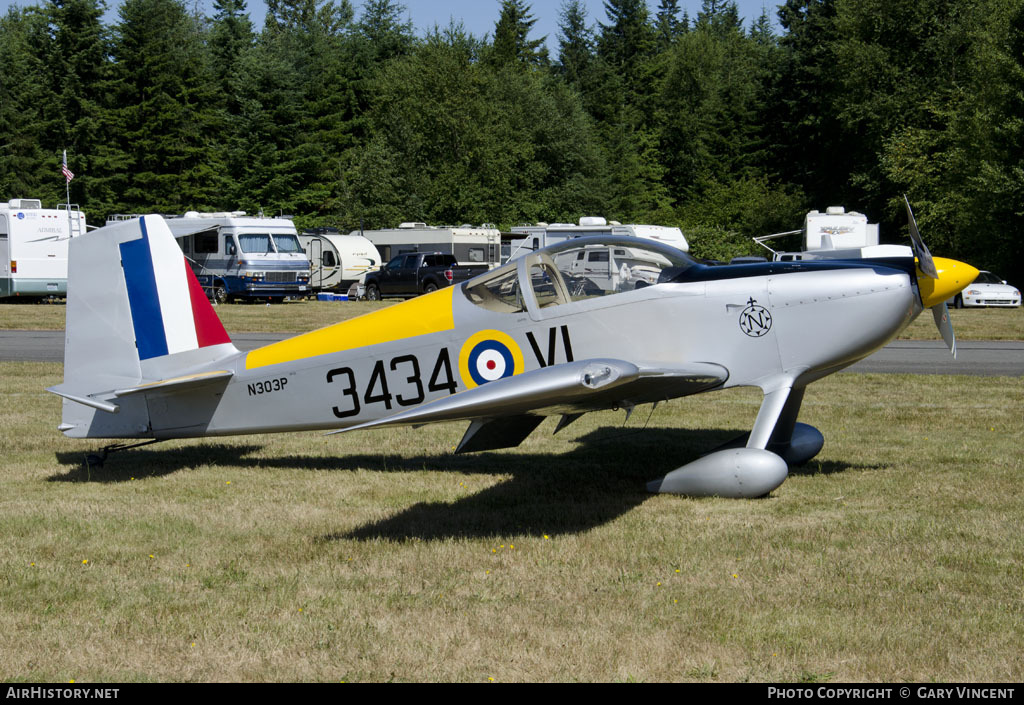 Aircraft Photo of N303P / 3434-VI | Van's RV-7 | Canada - Air Force | AirHistory.net #57338