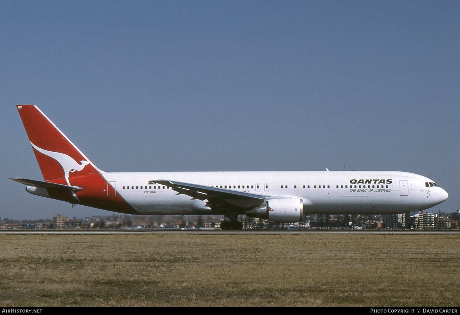 Aircraft Photo of VH-OGC | Boeing 767-338/ER | Qantas | AirHistory.net #57363