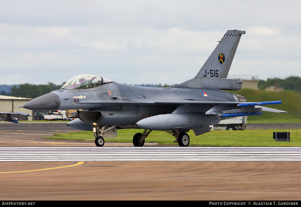 Aircraft Photo of J-516 | General Dynamics F-16AM Fighting Falcon | Netherlands - Air Force | AirHistory.net #57391