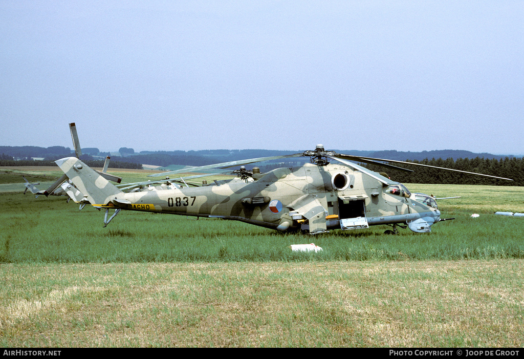 Aircraft Photo of 0837 | Mil Mi-24V | Czechia - Air Force | AirHistory.net #57395