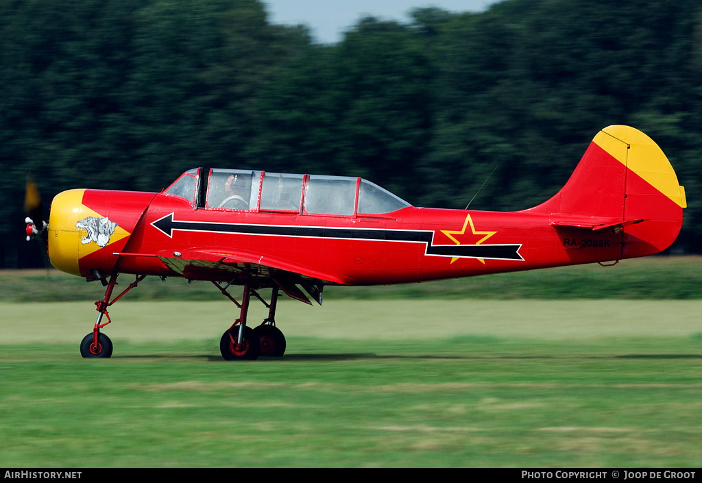Aircraft Photo of RA-3085K | Yakovlev Yak-52 | AirHistory.net #57396