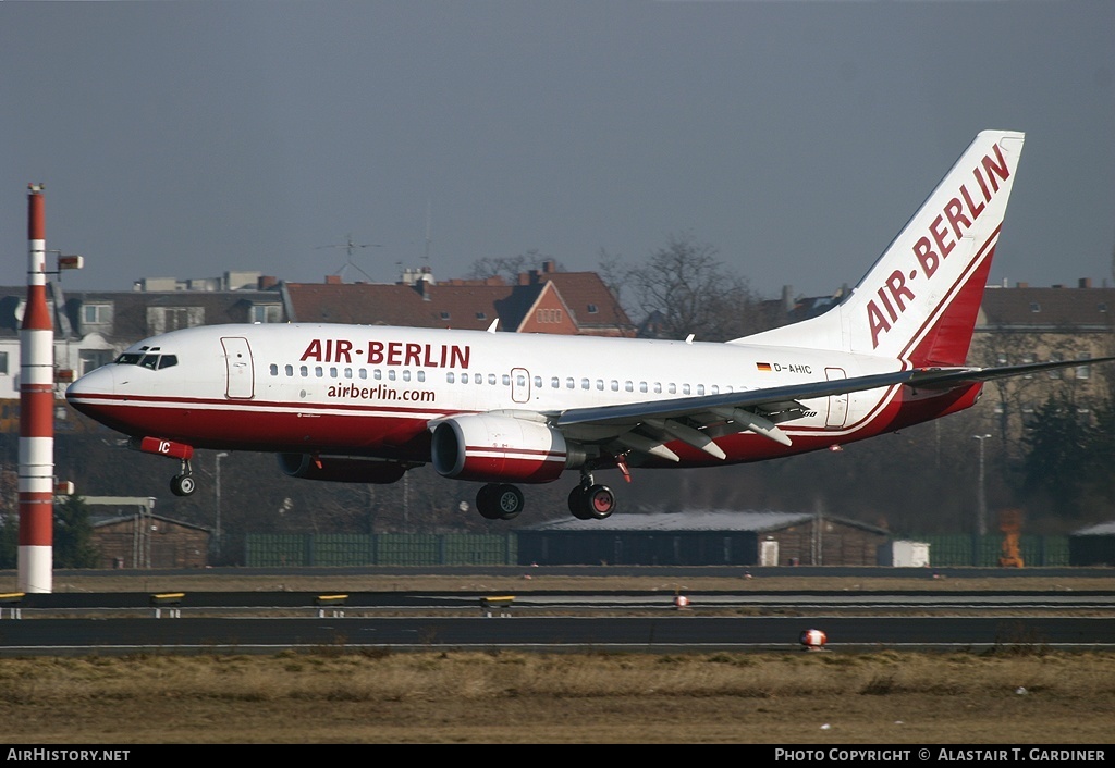 Aircraft Photo of D-AHIC | Boeing 737-7BK | Air Berlin | AirHistory.net #57399