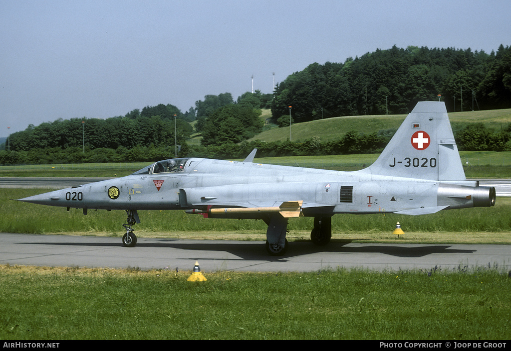 Aircraft Photo of J-3020 | Northrop F-5E Tiger II | Switzerland - Air Force | AirHistory.net #57403