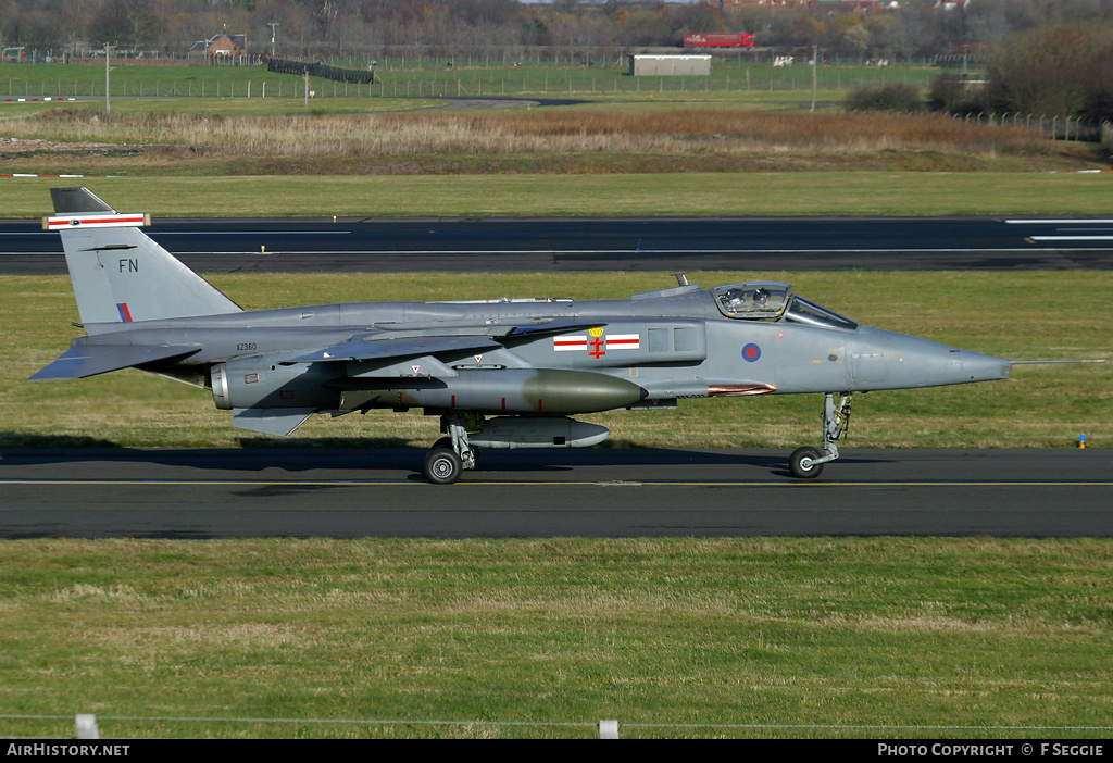 Aircraft Photo of XZ360 | Sepecat Jaguar GR3A | UK - Air Force | AirHistory.net #57406