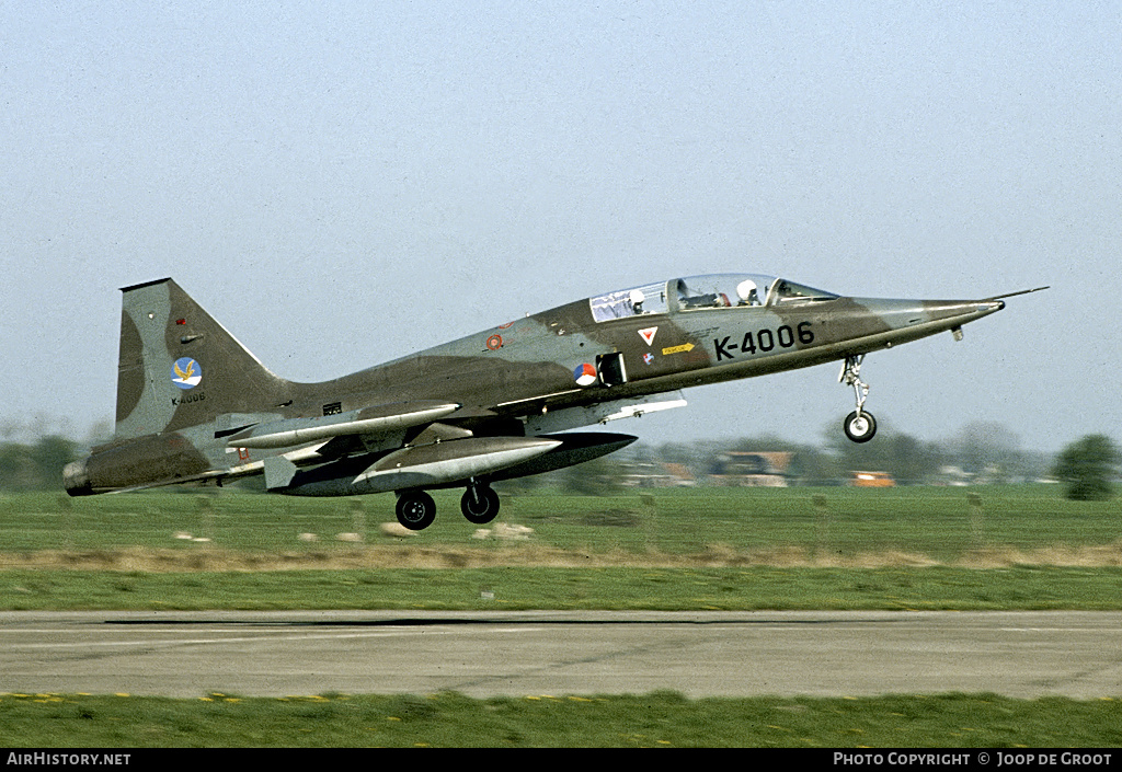 Aircraft Photo of K-4006 | Canadair NF-5B | Netherlands - Air Force | AirHistory.net #57408