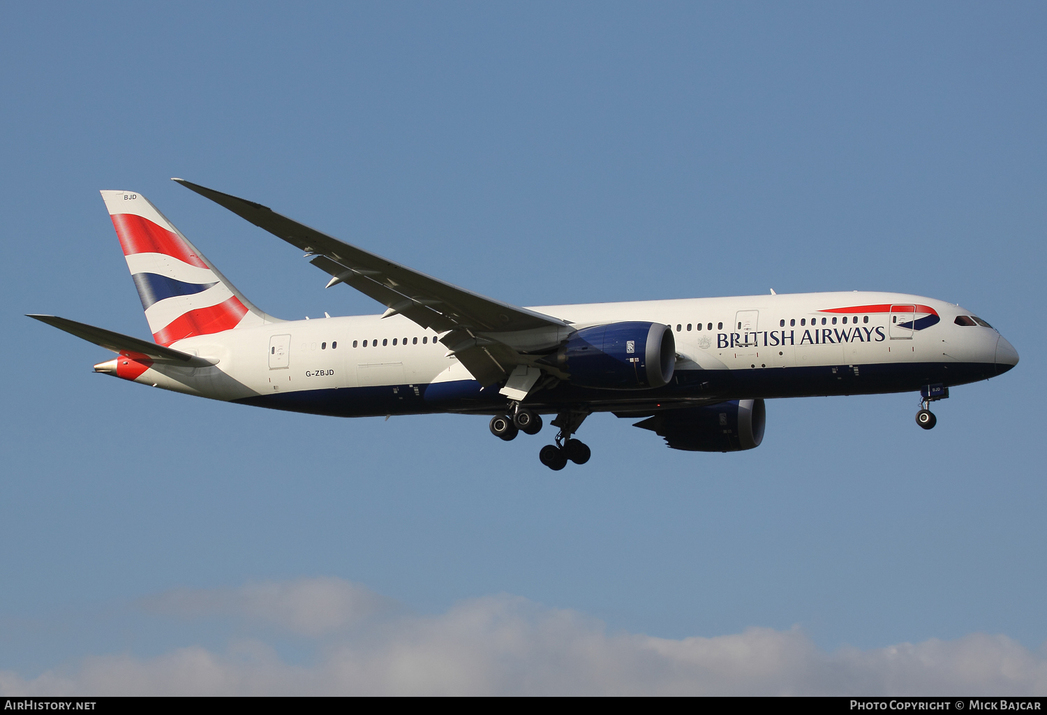 Aircraft Photo of G-ZBJD | Boeing 787-8 Dreamliner | British Airways | AirHistory.net #57415