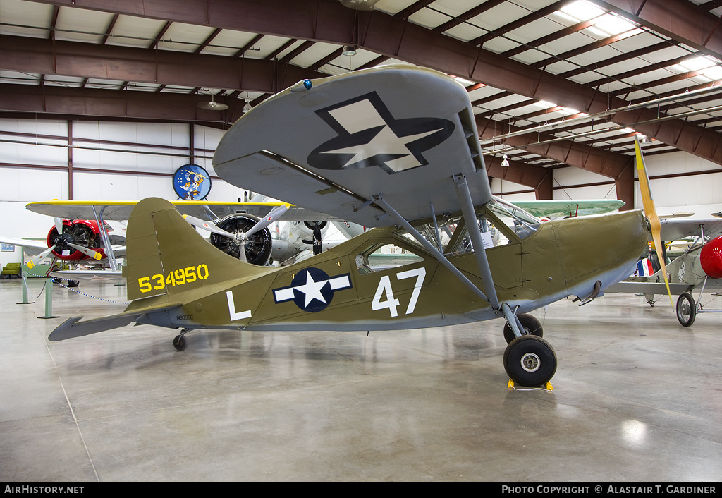 Aircraft Photo of N6055C / 534950 | Stinson L-5G Sentinel | USA - Air Force | AirHistory.net #57416