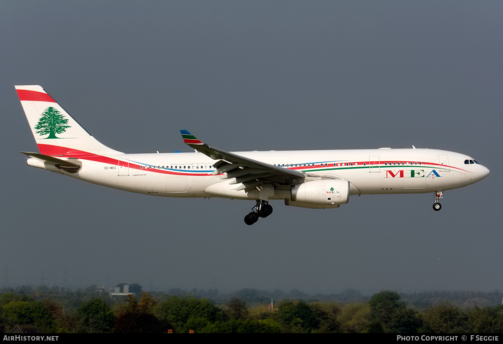 Aircraft Photo of OD-MEC | Airbus A330-243 | MEA - Middle East Airlines | AirHistory.net #57422