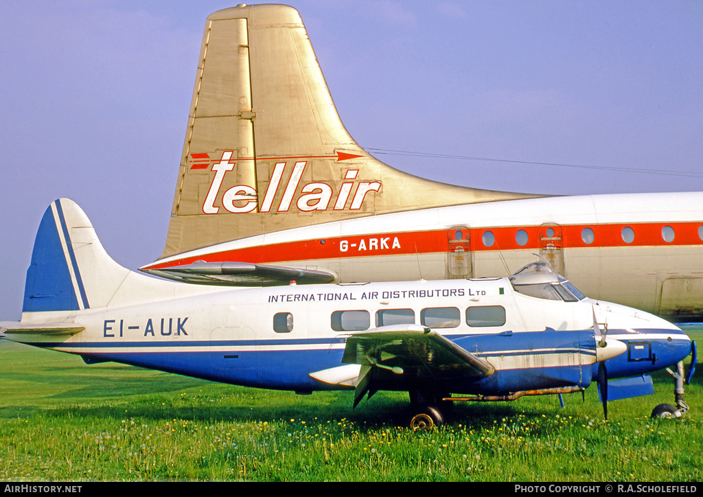 Aircraft Photo of EI-AUK | De Havilland D.H. 104 Dove 6 | International Air Distributors | AirHistory.net #57428