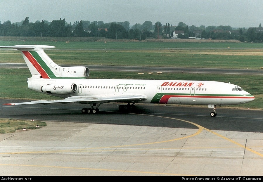 Aircraft Photo of LZ-BTG | Tupolev Tu-154B | Balkan - Bulgarian Airlines | AirHistory.net #57431