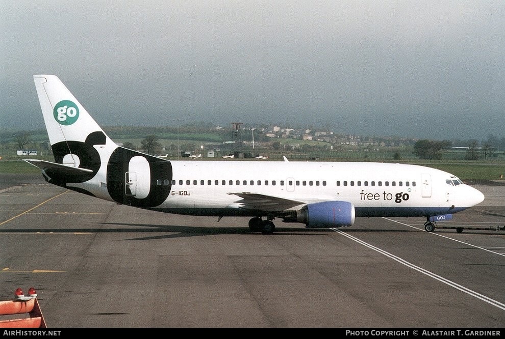 Aircraft Photo of G-IGOJ | Boeing 737-36N | Go Fly | AirHistory.net #57443