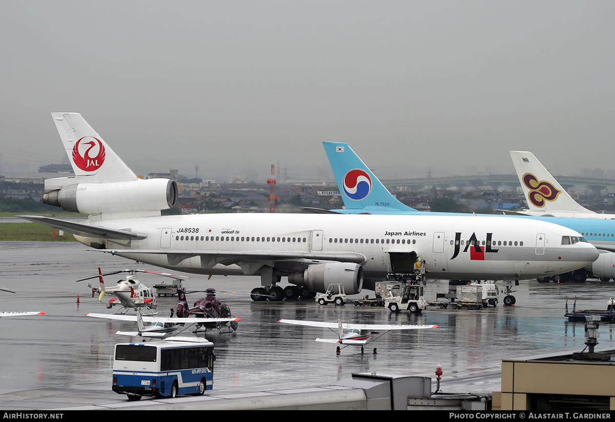 Aircraft Photo of JA8538 | McDonnell Douglas DC-10-40I | Japan Airlines - JAL | AirHistory.net #57448