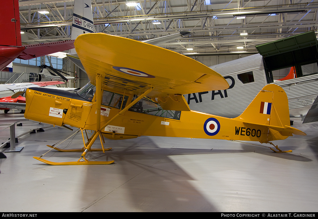 Aircraft Photo of WE600 | Auster C-4 Auster T7 Antarctic | UK - Air Force | AirHistory.net #57472