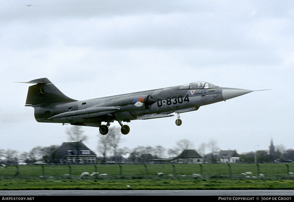 Aircraft Photo of D-8304 | Lockheed F-104G Starfighter | Netherlands - Air Force | AirHistory.net #57493
