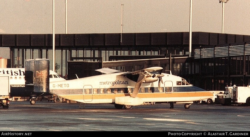 Aircraft Photo of G-METO | Short 330-100 | Metropolitan Airways | AirHistory.net #57498