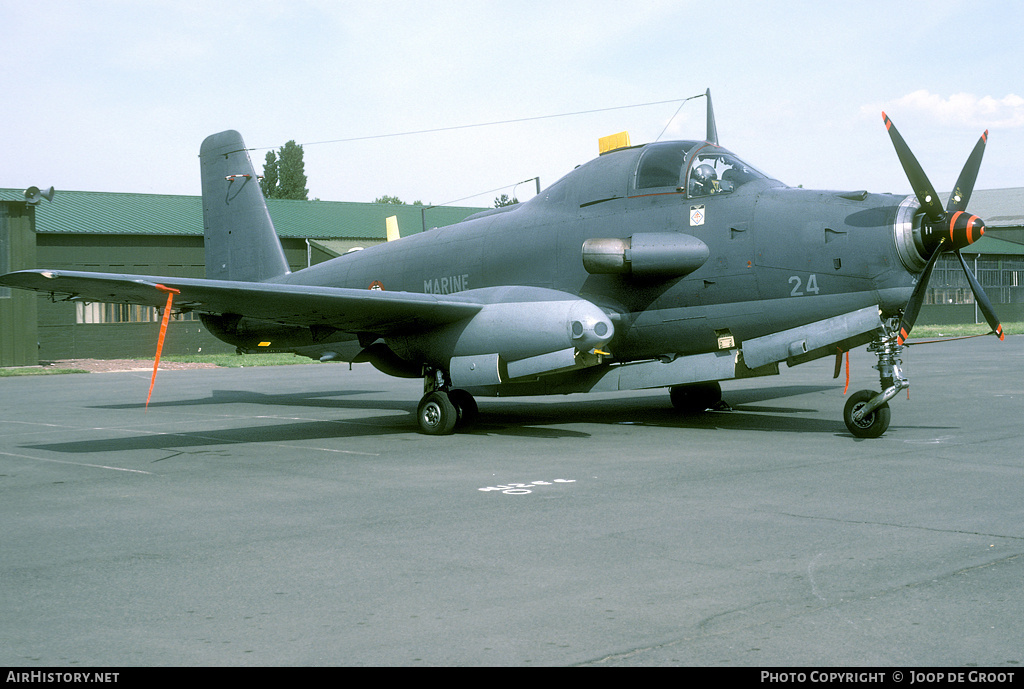 Aircraft Photo of 24 | Bréguet 1050 Alizé | France - Navy | AirHistory.net #57552