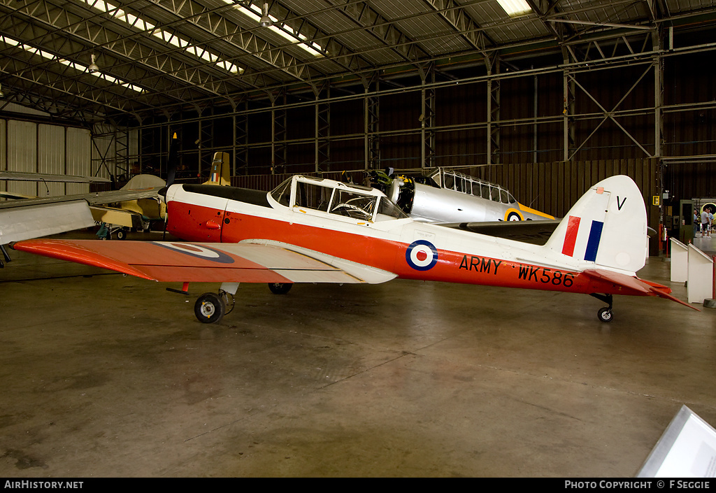 Aircraft Photo of G-BXGX / WK586 | De Havilland DHC-1 Chipmunk Mk22 | UK - Army | AirHistory.net #57559