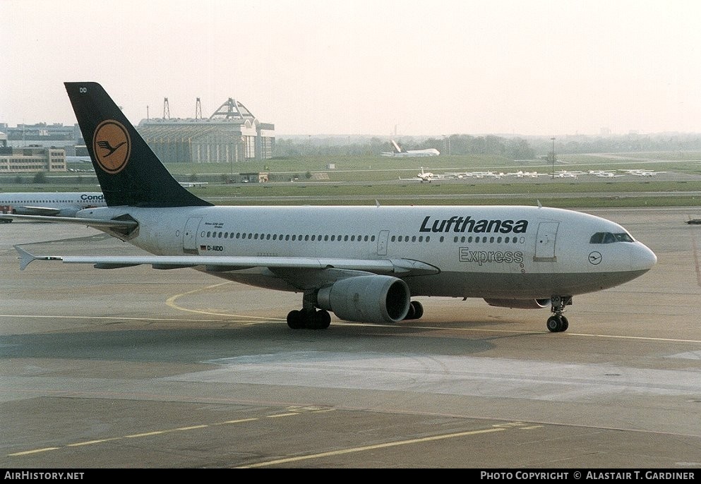 Aircraft Photo of D-AIDD | Airbus A310-304 | Lufthansa Express | AirHistory.net #57580