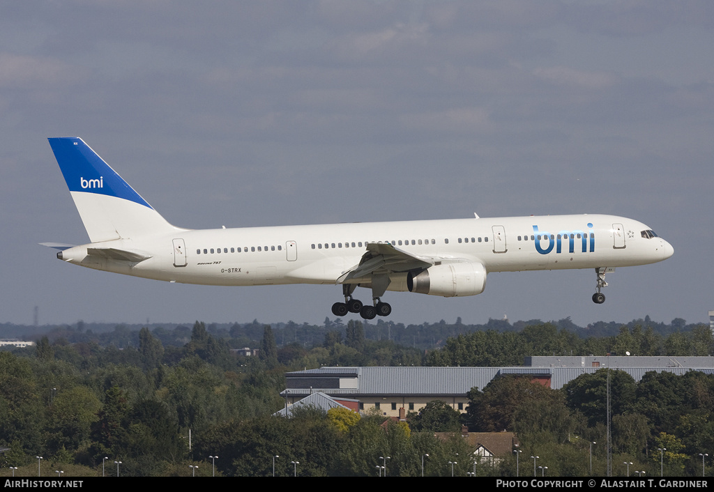 Aircraft Photo of G-STRX | Boeing 757-2Q8 | BMI - British Midland International | AirHistory.net #57588