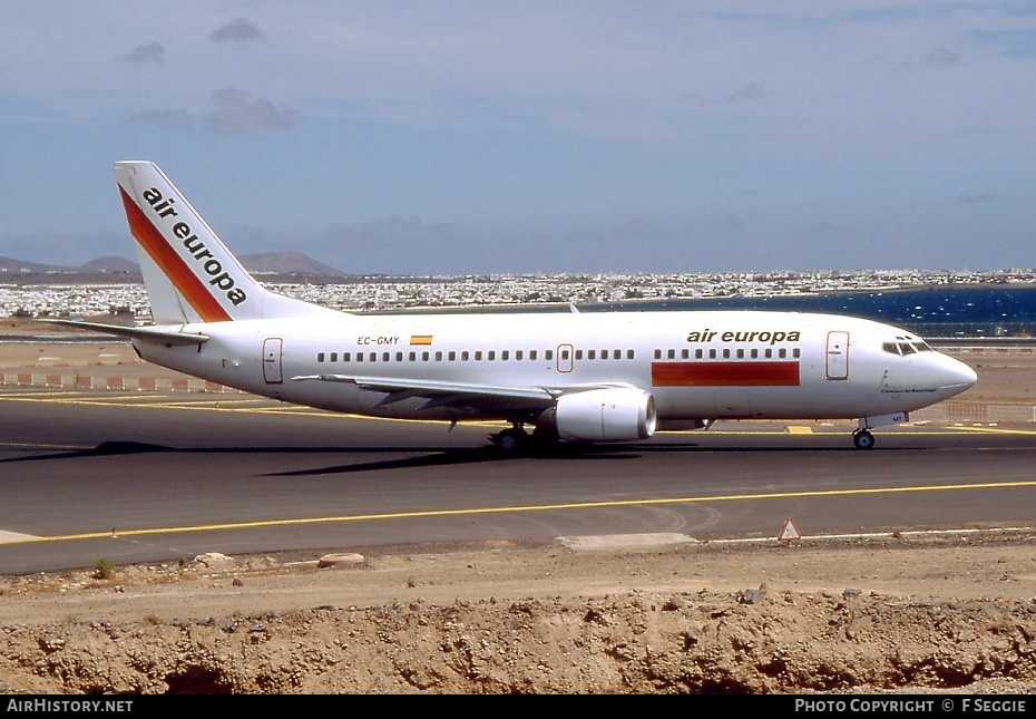 Aircraft Photo of EC-GMY | Boeing 737-36Q | Air Europa | AirHistory.net #57597