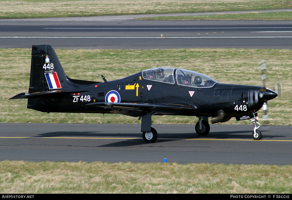 Aircraft Photo of ZF448 | Short S-312 Tucano T1 | UK - Air Force | AirHistory.net #57598