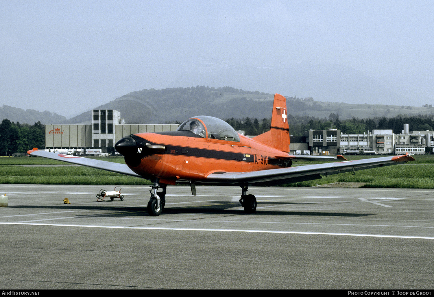 Aircraft Photo of A-910 | Pilatus PC-7 | Switzerland - Air Force | AirHistory.net #57641