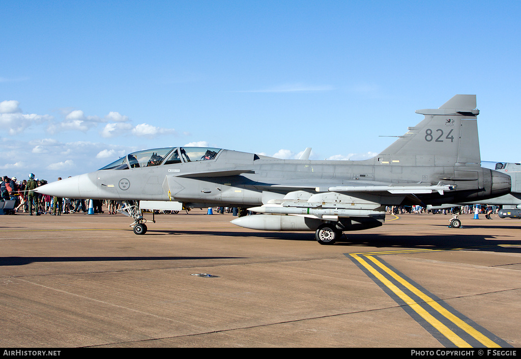 Aircraft Photo of 39824 | Saab JAS 39D Gripen | Sweden - Air Force | AirHistory.net #57649