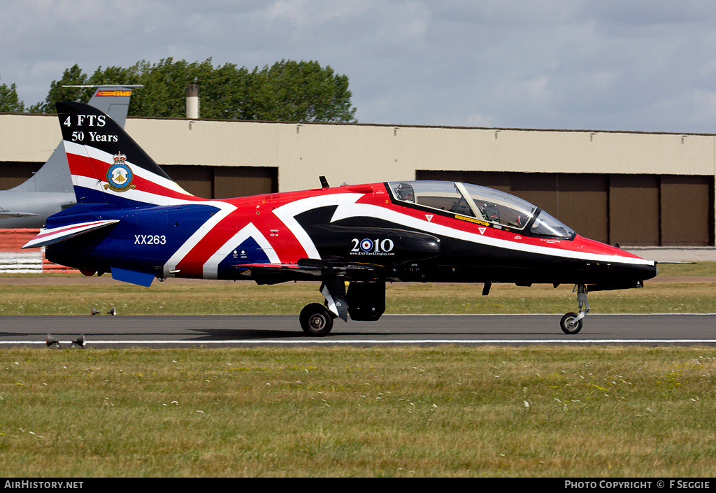 Aircraft Photo of XX263 | British Aerospace Hawk T.1A | UK - Air Force | AirHistory.net #57657