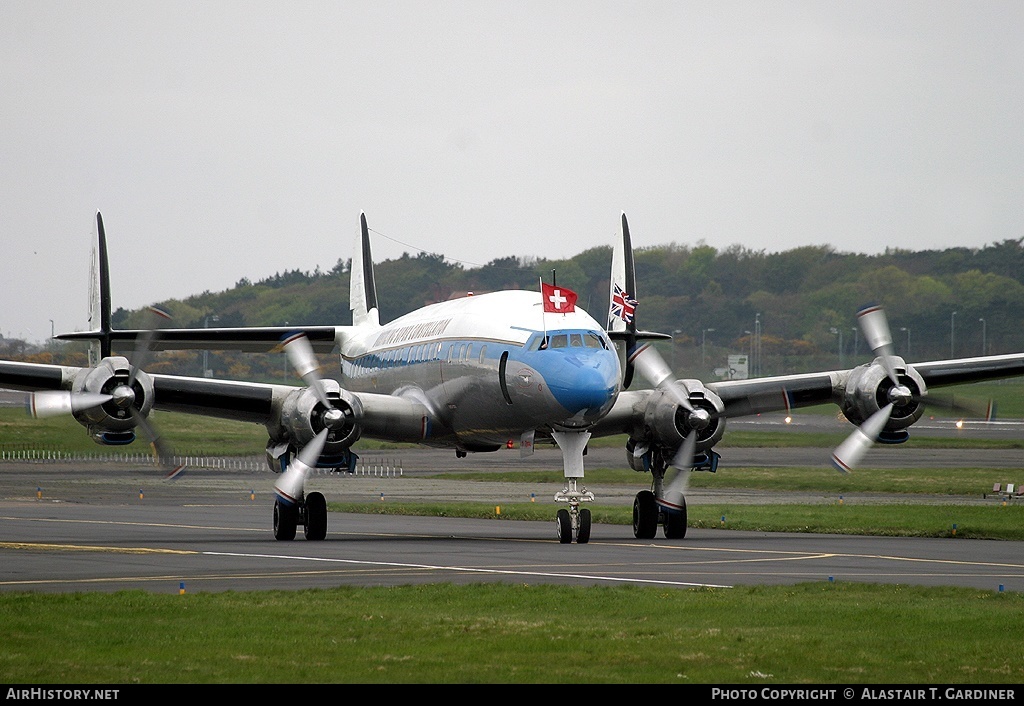 Aircraft Photo of N73544 | Lockheed L-1049F Super Constellation | Breitling | AirHistory.net #57677