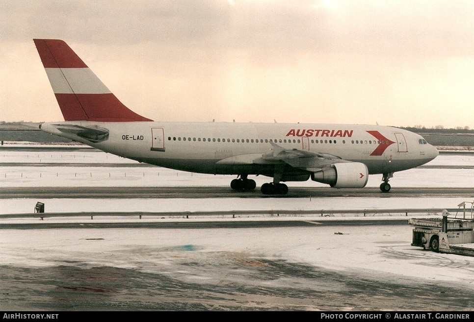 Aircraft Photo of OE-LAD | Airbus A310-325/ET | Austrian Airlines | AirHistory.net #57678