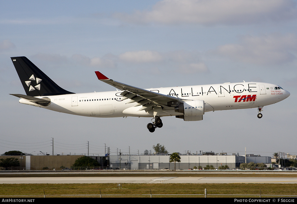 Aircraft Photo of PT-MVM | Airbus A330-223 | TAM Linhas Aéreas | AirHistory.net #57704