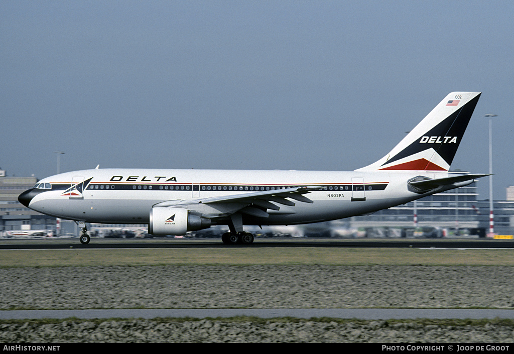 Aircraft Photo of N802PA | Airbus A310-221 | Delta Air Lines | AirHistory.net #57724