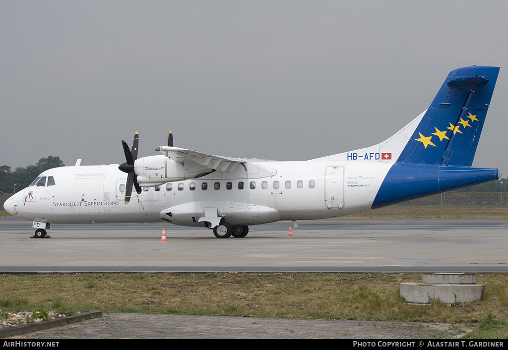 Aircraft Photo of HB-AFD | ATR ATR-42-320F | Starquest Expeditions | AirHistory.net #57727