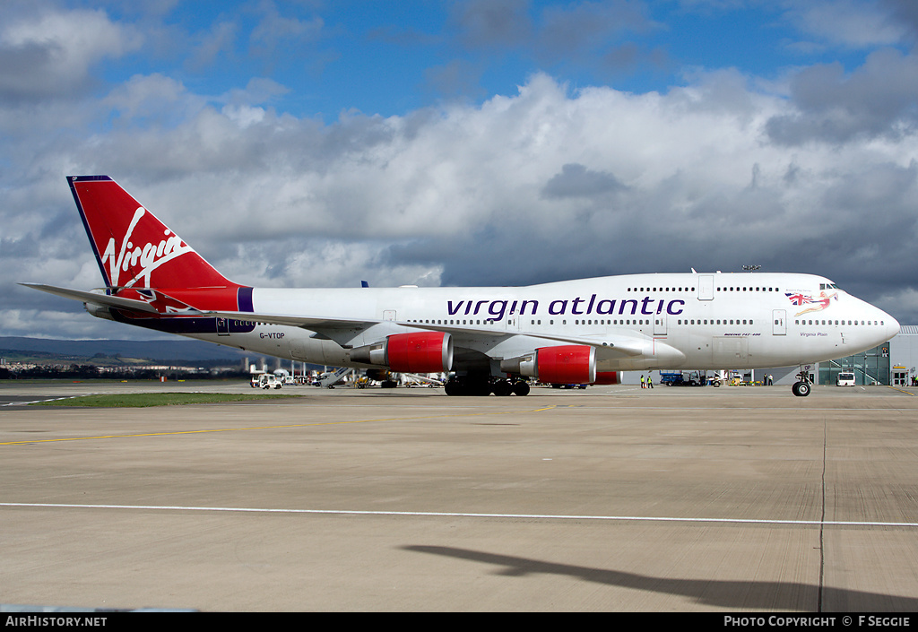 Aircraft Photo of G-VTOP | Boeing 747-4Q8 | Virgin Atlantic Airways | AirHistory.net #57729