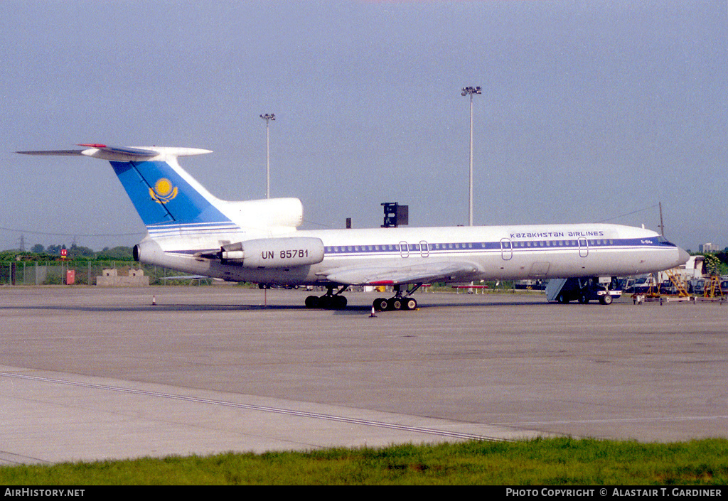 Aircraft Photo of UN-85781 | Tupolev Tu-154M | Kazakhstan Airlines | AirHistory.net #57732