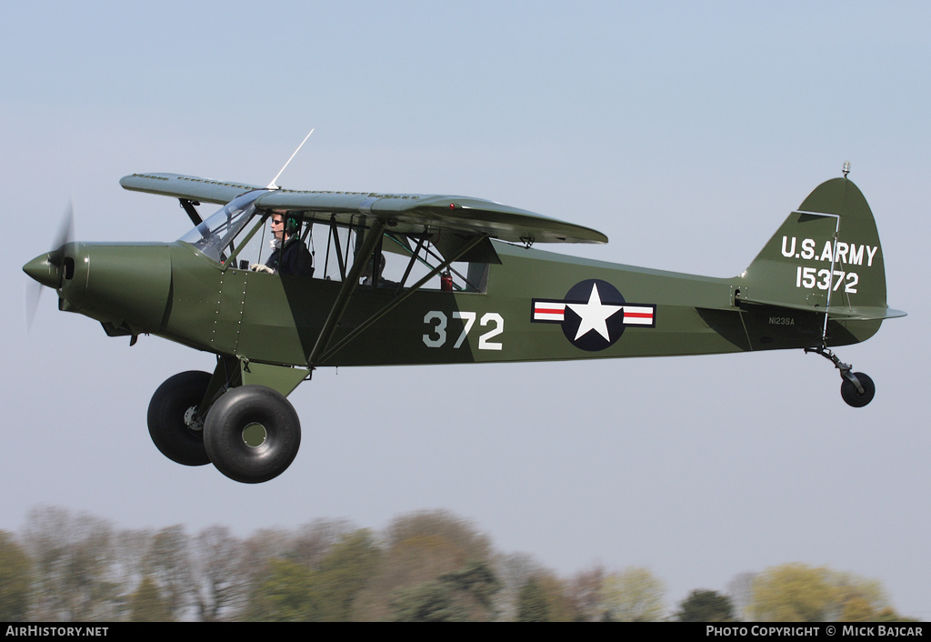 Aircraft Photo of N123SA / 15372 | Piper PA-18-150 Super Cub | USA - Army | AirHistory.net #57772