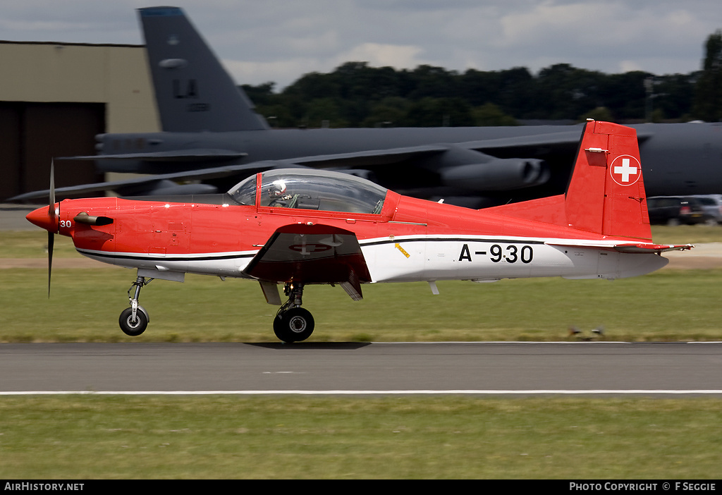 Aircraft Photo of A-930 | Pilatus NCPC-7 | Switzerland - Air Force | AirHistory.net #57775