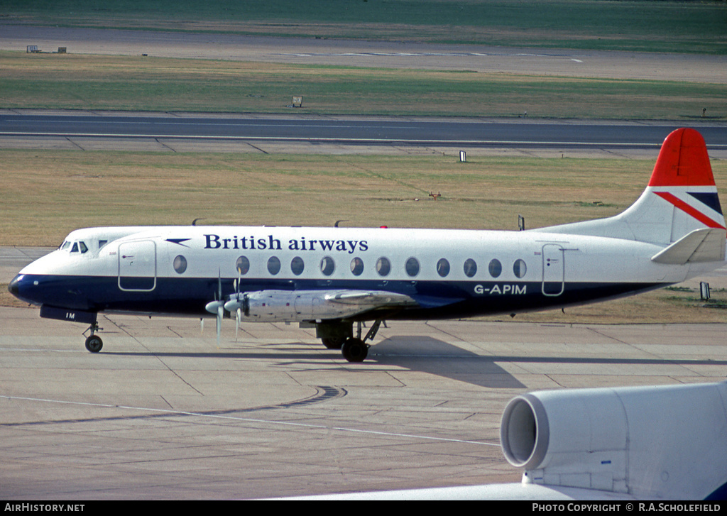 Aircraft Photo of G-APIM | Vickers 806 Viscount | British Airways | AirHistory.net #57779
