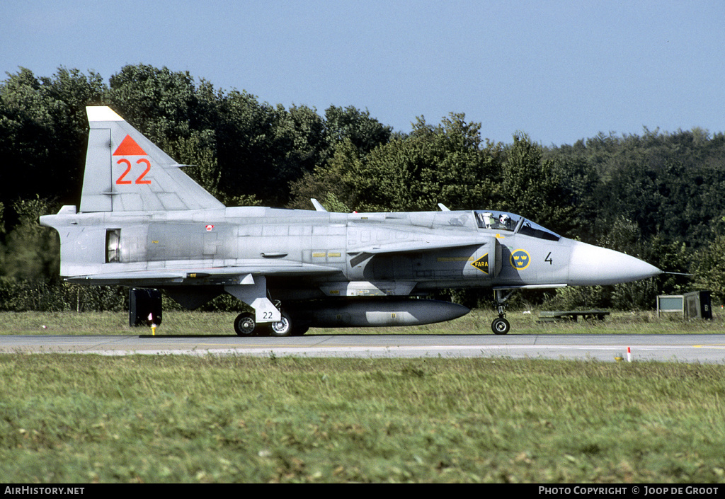 Aircraft Photo of 37422 | Saab JA37D Viggen | Sweden - Air Force | AirHistory.net #57784